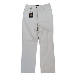 Harold's Chino Pants Womens 0 Beige Cotton Stretch Straight Leg Classic Trousers
